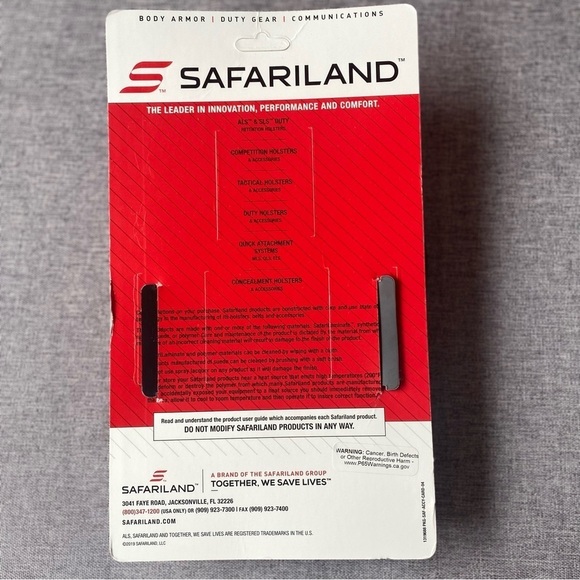 Safariland Model 190-2B Handcuff Case, Brass Closure - Picture 5 of 5